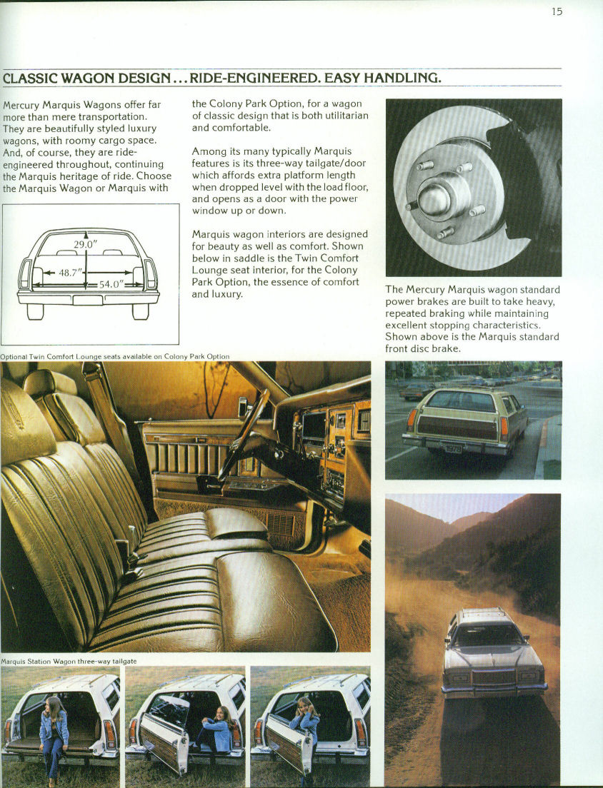 1978 Mercury Marquis Brochure Page 9